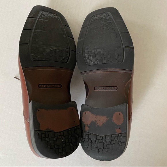 Florsheim Men’s square toe leather shoes - Picture 6 of 7